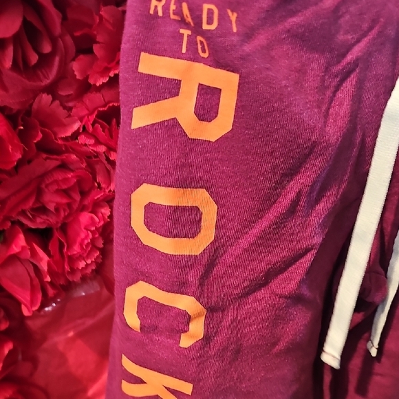 Old Navy Girls Joggers with 'Ready to Rock' Print Size Medium (8) - Picture 3 of 6